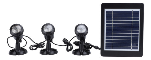 * Lámpara Solar Para Estanque 3 En 1, Rgb, Que Cambia De