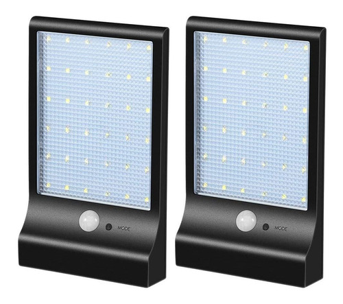 Imagen 4 de 7 de Lámpara Solar Luces Jardín 36 Led Solares Exterior Foco Le