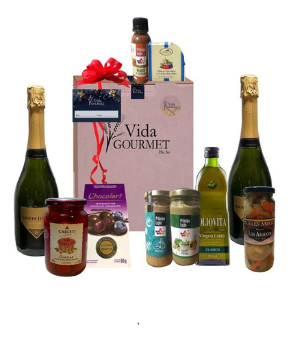 Santa Julia Classic Cuvee Regalos Navideños Gourmet Kit