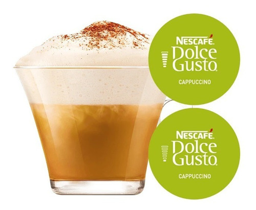 Imagen 2 de 4 de Capsulas Café Capuccino Dolce Gusto X3 Cajas De 16u