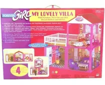 Comprar Casa De Muñeca 4 En 1 Con Accesorios My Lovely Villa 