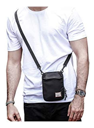 Bolso Bandolera Pequeño Para Hombres, Minibolso De Hombro Mi