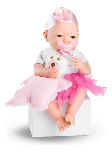 Bebezinho De Verdade Infantil Boneca Real Roma Brinquedos