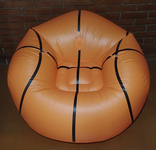 Puff Mueble Cojín Silla Inflable Pelota De Basket 1.12mx66cm