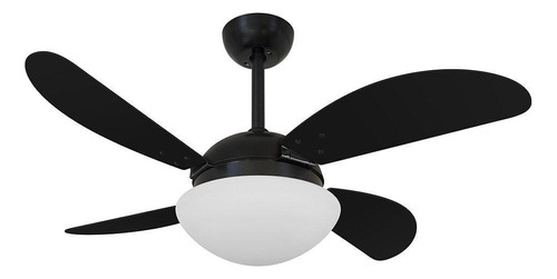 Ventilador D Teto Volare Nero Preto Vd42 4 Pás 220v