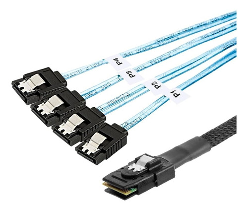 Cabo Mini Sas Sff-8087 Para 4x Sata 1mt