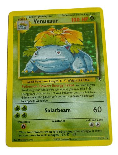 Juego De Carta Pokemon Alternativa Venusaur