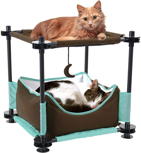 Cama Para Gatos Kitty City®modular Antidesgarro Con Juguetes