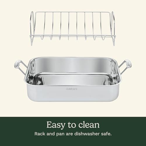 Cuisinart Chef's Classic Asador Rectangular De Acero Inoxida