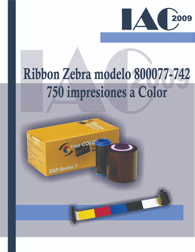 Cinta Ribbon Zebra Serie 7  800077 742
