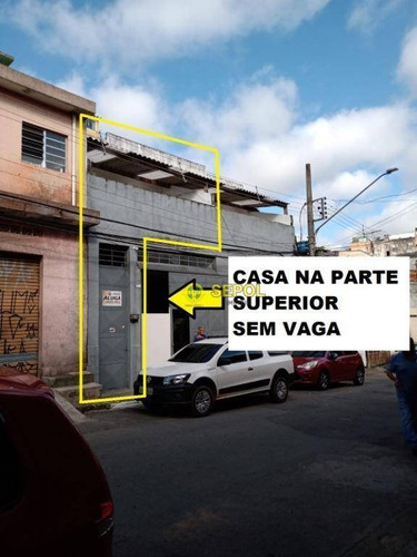 Imagem 1 de 12 de Casa Com 1 Dormitório Para Alugar Por R$ 550,00/mês - Jardim Marília - São Paulo/sp - Ca0548