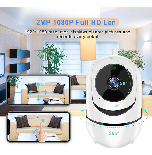 Cámara Ip Wifi Ycc365 Plus, Monitor De Bebé Para Interiores.