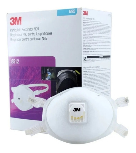 Mascarillas Tapabocas 3m -8512 Con Válvula Originales