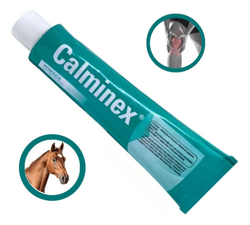 Calminex Pomada De Uso Veterinário 100g Dores E Pancadas
