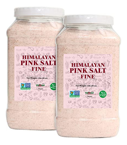 Sal Kosher Sal 84 Sal Rosa Del Himalaya, Fina, 5 Libras Cada