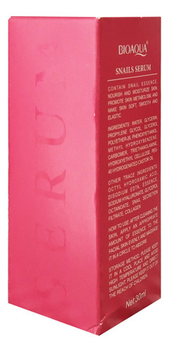 Serum De Baba De Caracol 2piezas Bioaqua 30ml Momento De Aplicación Día/noche Tipo De Piel Mixta