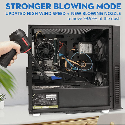 Aspirador Portátil Inalámbrico Para Limpieza De Computadora-