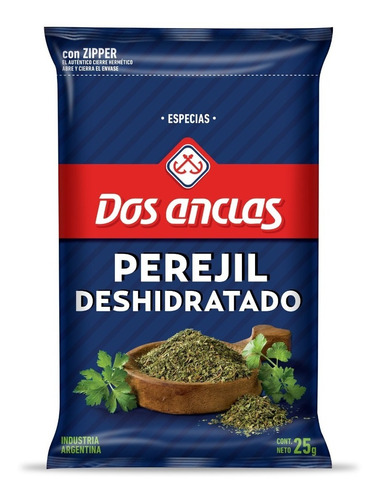 Perejil Deshidratado Dos Anclas En Sobre X 25 Gr