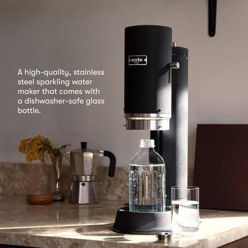 Aarke Carbonator Pro, Máquina De Agua Con Gas Negra