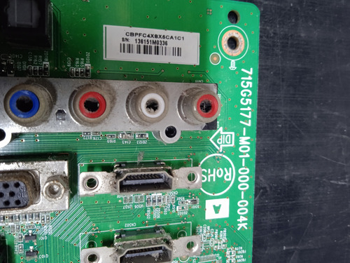 Placa Principal+fonte Sony 715g5177-m01-000-004k Kdl-32bx355 (Usado)
