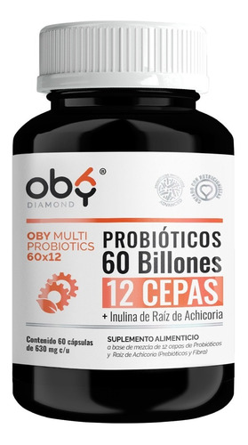 Multi Probioticos 60 Billones De 12 Cepas Y Prebioticos Oby