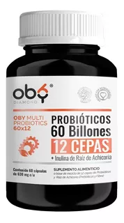 Multi Probioticos 60 Billones De 12 Cepas Y Prebioticos Oby