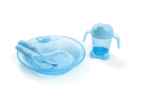 Set Plato Vaso Cubierto  Bebés Y Niños