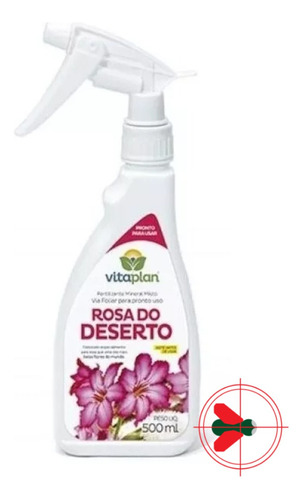 Fertilizante Foliar Liquido Rosa Do Deserto 500ml Vitaplan