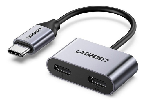 Ugreen Adaptador Usb-c A Puerto Usb-c Audio, Carga Rápida Pd