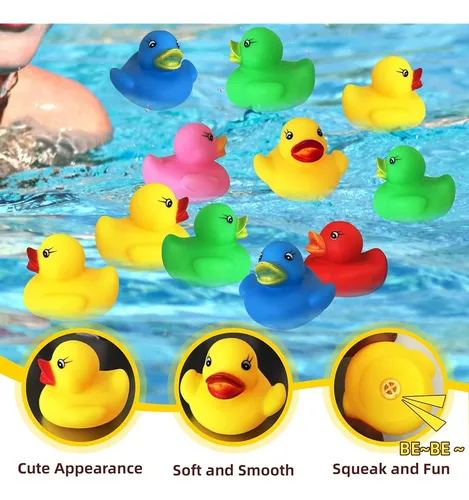 ~? Sunioine 50-pack Multicolor Rubber Ducky 2 Pulgadas Bulk 