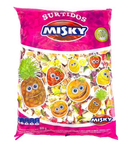 Caramelos Masticables Misky X800gr.