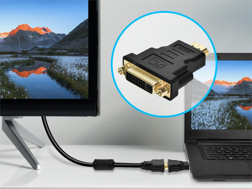 Adaptador Hdmi Macho A Dvi-d Single Link Hembra