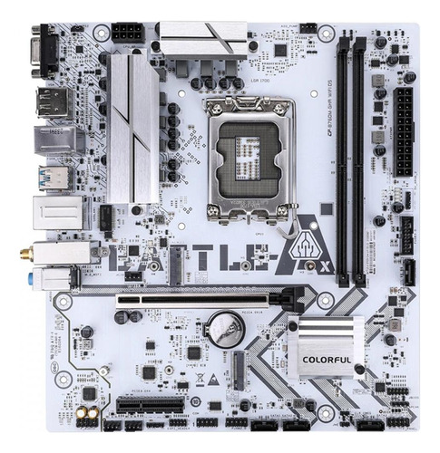 Placa Mãe Colorful Battle-ax B760m-gha White Chipset B760