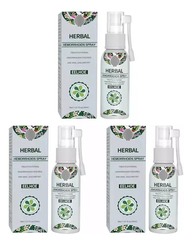 Nuevo Aerosol For Hemorroides A Base De Hierbas Naturales,