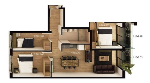 Imagen 2 de 7 de Venta Apartamento 2 Dormitorios Proyecto Bernardina Beone (ref: Bch-355)