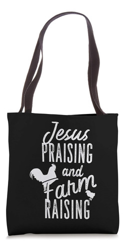 Jesús Alabando Y Cultivando Granjas Bolsa De Tela