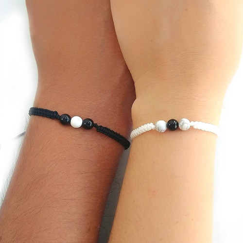 Imagen 2 de 5 de Manillas De Yin Y Yang Pulseras Para Parejas M1904