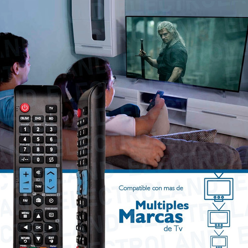 Control Remoto Universal Smart Tv Led Lcd Sony Panasonic LG