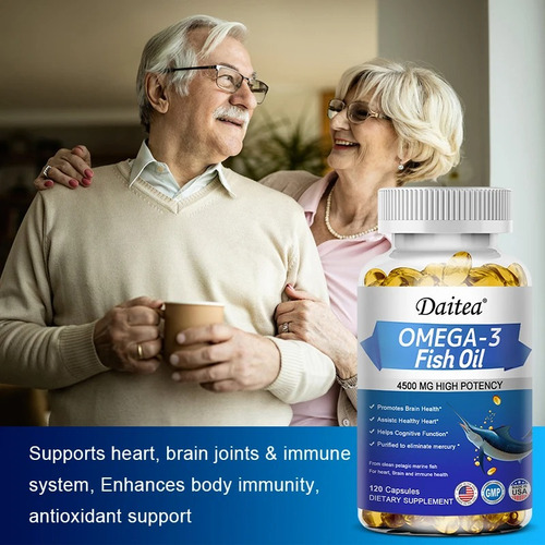 Daitea Omega 3 4500mg Epa Dha Colesterol Arterial