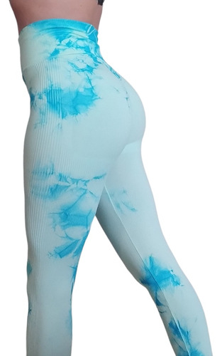 Legging Tie Die Azul 