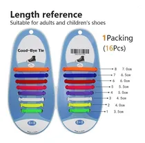 Comprar 16 Cordones Pasador Silicona Elásticos Zapatillas