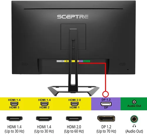 Sceptre U275w-upt Monitor 4k Uhd Ips 70hz Srgb 99% 27''