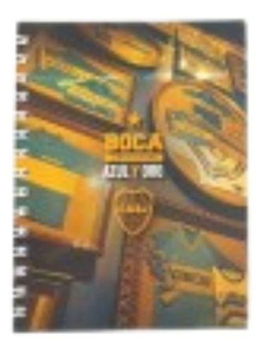 Cuaderno Boca Juniors Espiral 16x21