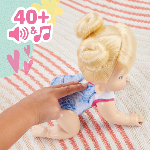 Baby Alive Gatea Y Juega Muñeca Electrónica + De 40 Sonidos