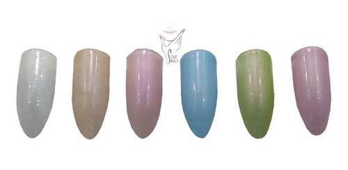 Gel Semipermanente 1 Paso Gc Nails , Gama 6 Pzs , A