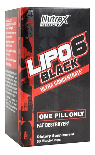 NUTREX LIPO 6 BLACK HERS capsule * 120