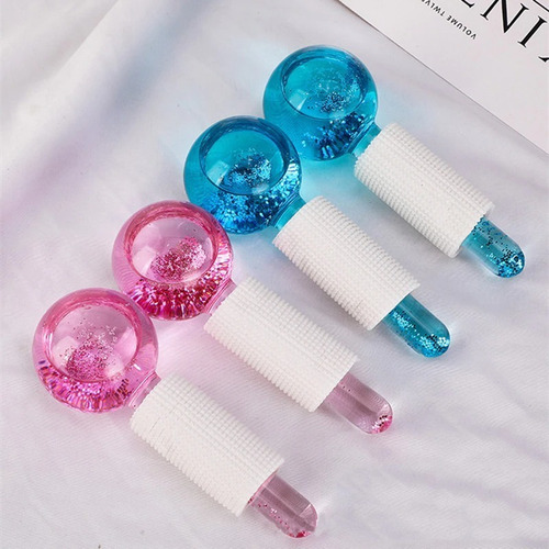 Kit Masajeador Facial Hielo Relajación Linfática