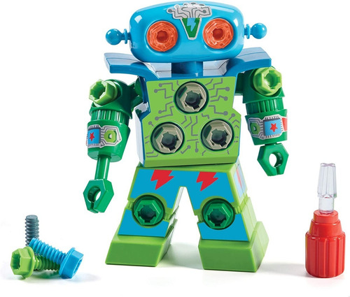 Imagen 3 de 3 de Robot Juguete Armar Desarrolla Motricidad Niños 3 Años