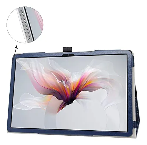 Funda Para Blackview Tab 12 Azul Oscuro 10.1puLG Piel Sintet