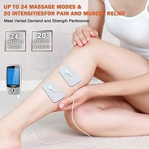 Unidad TENS Estimulador muscular Terapia de choque eléctrico para músculos  Unidad TENS EMS de doble …Ver más Unidad TENS Estimulador muscular Terapia